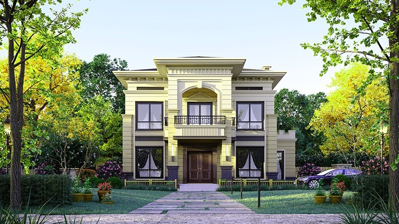 黔西南中式合院住宅，开放庭院与邻里乡亲更亲近